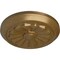 Ekena Millwork Olivia Ceiling Medallion (Fits Canopies up to 2 1/8"), Hand-Painted Pale Gold, 7 7/8"OD x 1 1/8"P CM07OLPAS - alternate 5